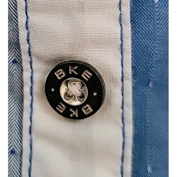 BKE Men's X-Large Shirt Blue Standard Fit Western Cowboy Buckle - Picture 9 of 12